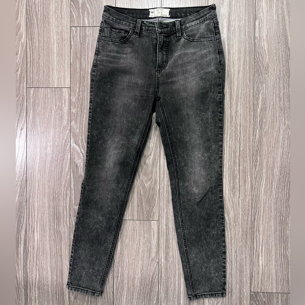 Free People black skinny jeans
